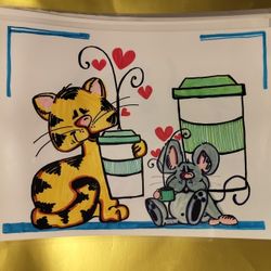 Hand-drawn Marker Art