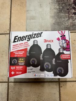 Energizer Smart Indoor Outdoor Socket Cameras 3 pack New