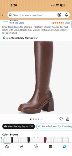Brown boots