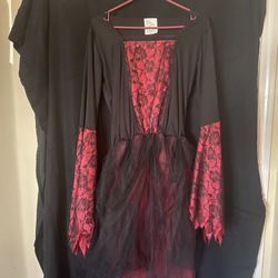 Red And Black Costume Dress