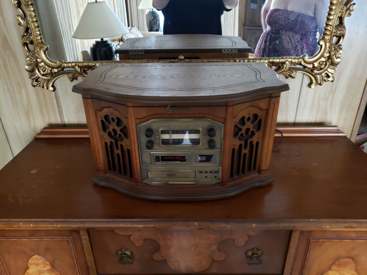 Crosley (?) Retro Style Radio/ CD Cabinet