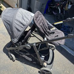 Graco Ready2Grow Double Stroller - Missing Front Sun Cover 