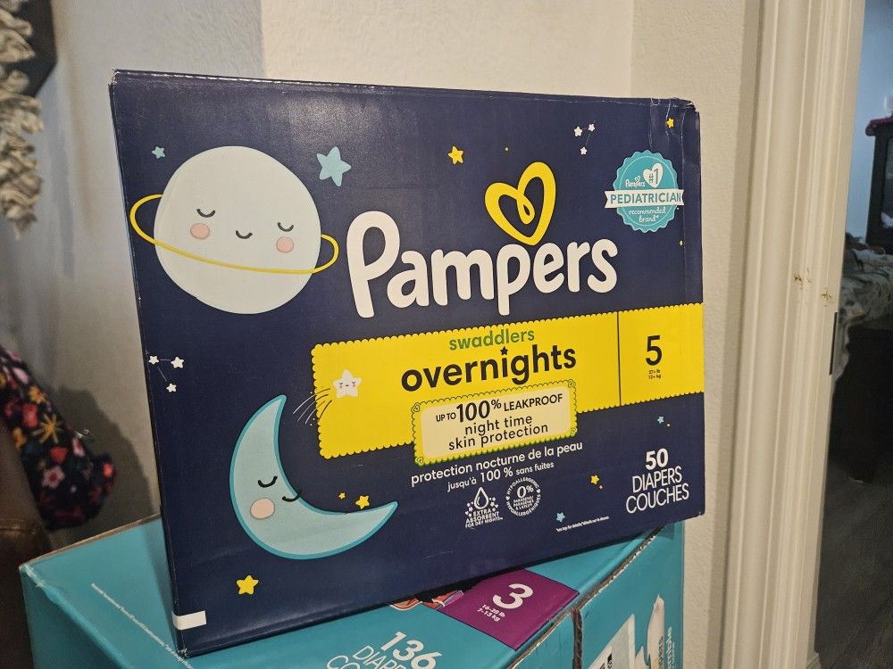 Pampers Overnights Sz5