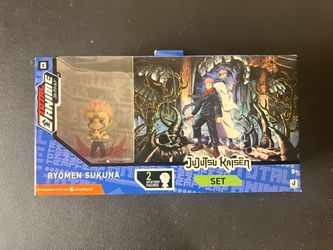 Jujutsu Kaisen Chibi 3-Pack: 2 Inch Figure of Ryomen Sukuna & Mystery Characters