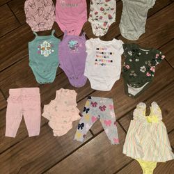 Cute Baby girl clothing bundle 0-3 months 