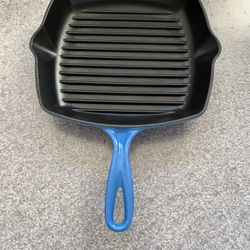 Le Creuset Enamel Cast Iron square Skillet Grill 10.25”