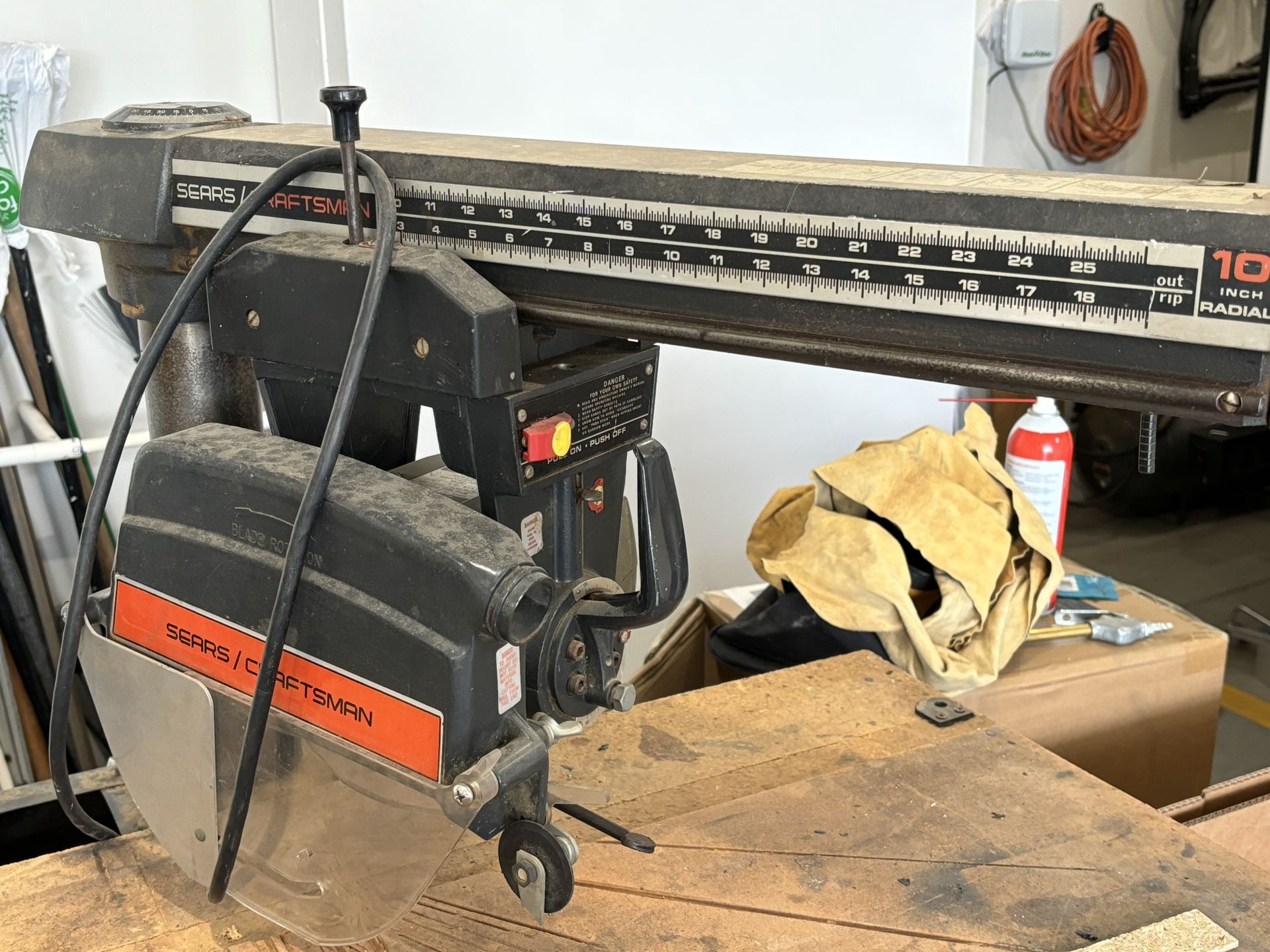 Craftsman 10” Radial Arm Saw With Stand