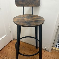 Wood/Metal Kitchen Stool