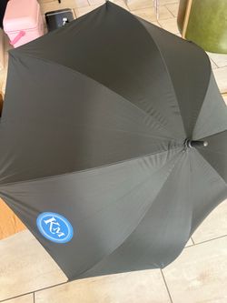 2 Large Black Umbrellas – New