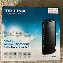 TP Link Cable Modem Router 