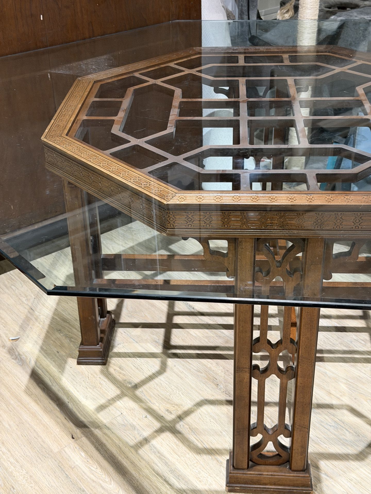 Antique Dining Table With 8 Chairs