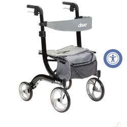 NEW .. Walker Nitro 4 Wheel Rollator..