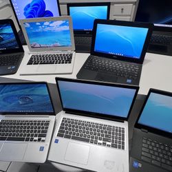 9x Laptop computers lot asus HP Chromebook dell acer