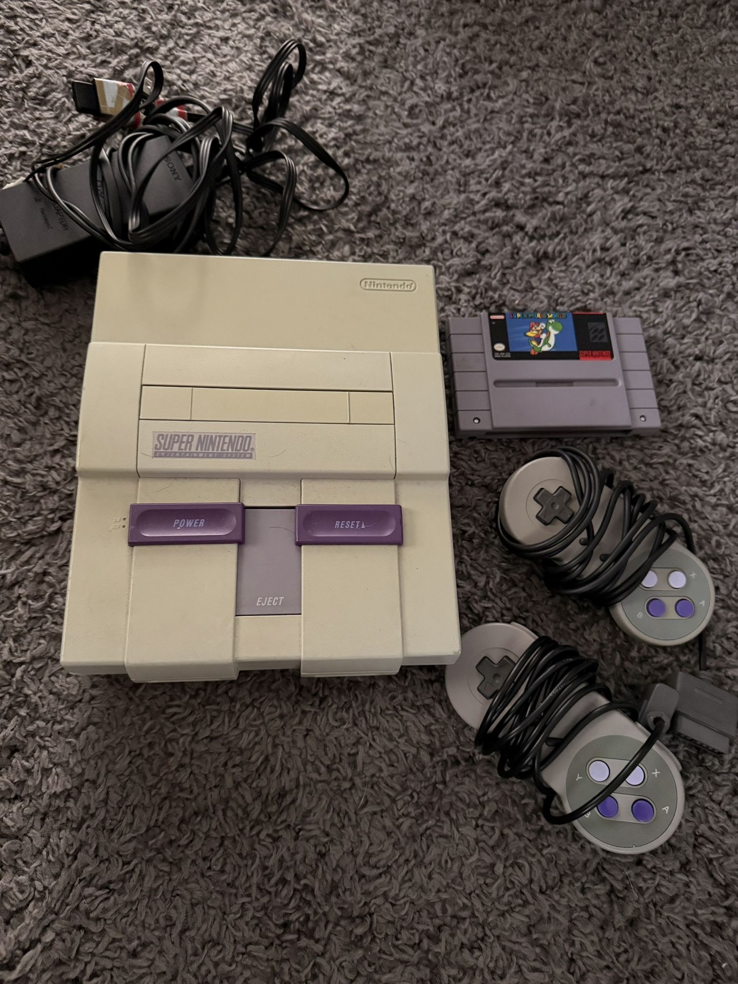 Original Super Nintendo console