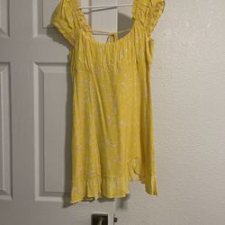 Sophie Rue Yellow Mini Dress