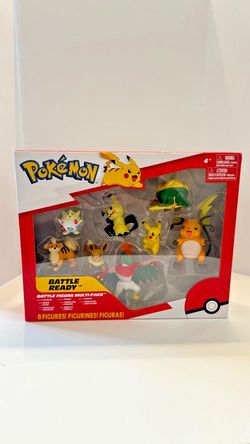 Pokémon Battle Figure Multi-Pack 8 Figures Pikachu Eevee Mimikyu Jazwares
