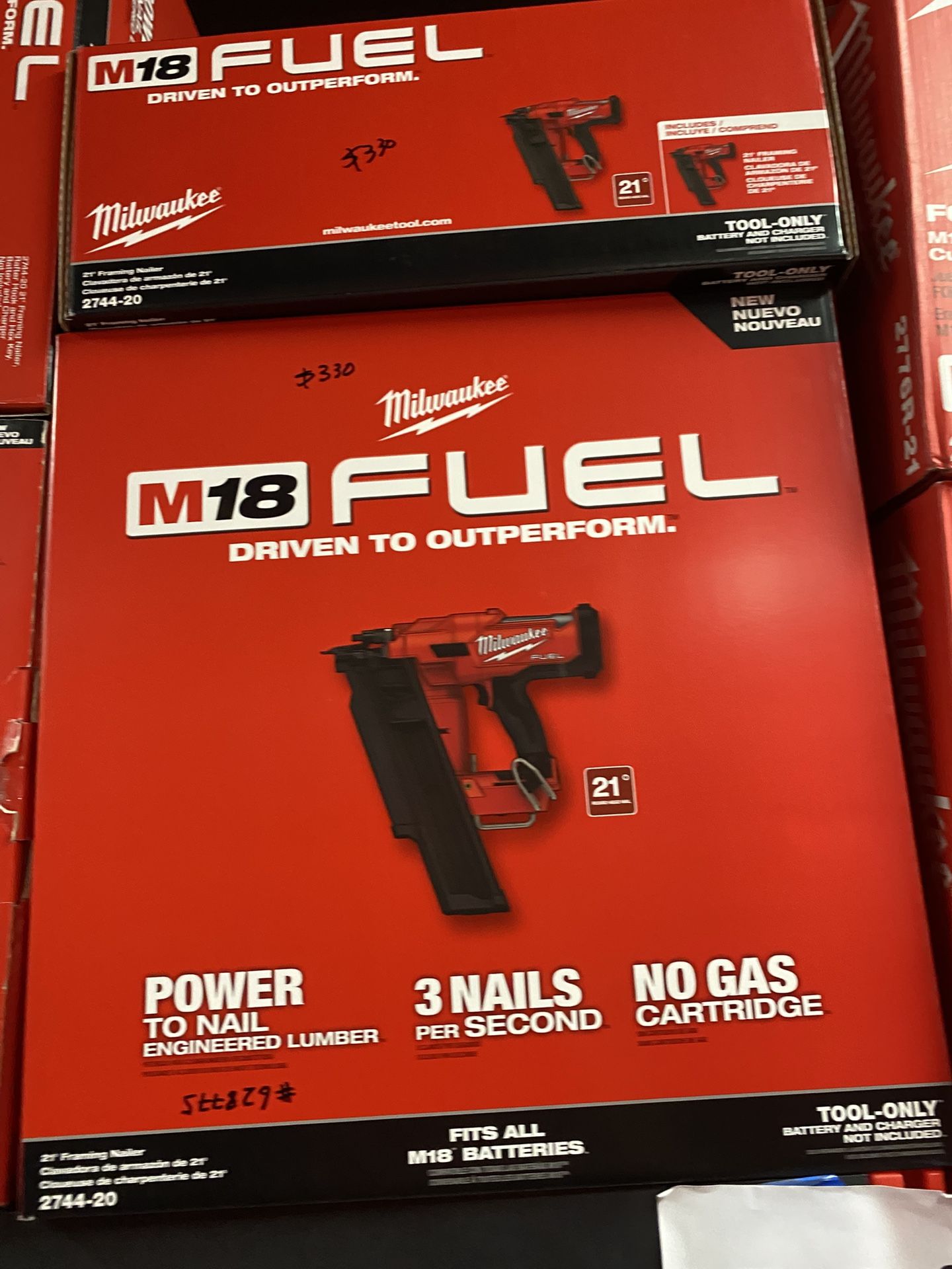 Milwaukee M18 FUEL 3-1/2 in. 18-Volt 21-Degree Lithium-Ion Brushless Cordless Framing Nailer (Tool-Only)