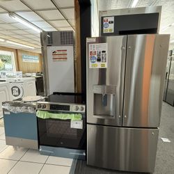 Refrigerador,Estufa,Dishwasher Combo,marca Samsung, nuevos con detalles estéticos.50%-75% off 