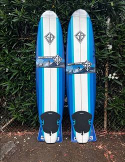 NEW 8ft Foam Surfboard 8'0ft Soft Top Surf board Longboard for Beginners Like Wavestorm Odysea