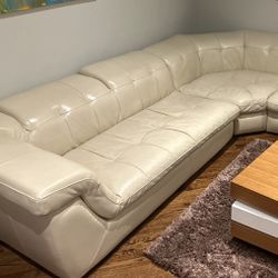 Comfy Couch With Italian Leather