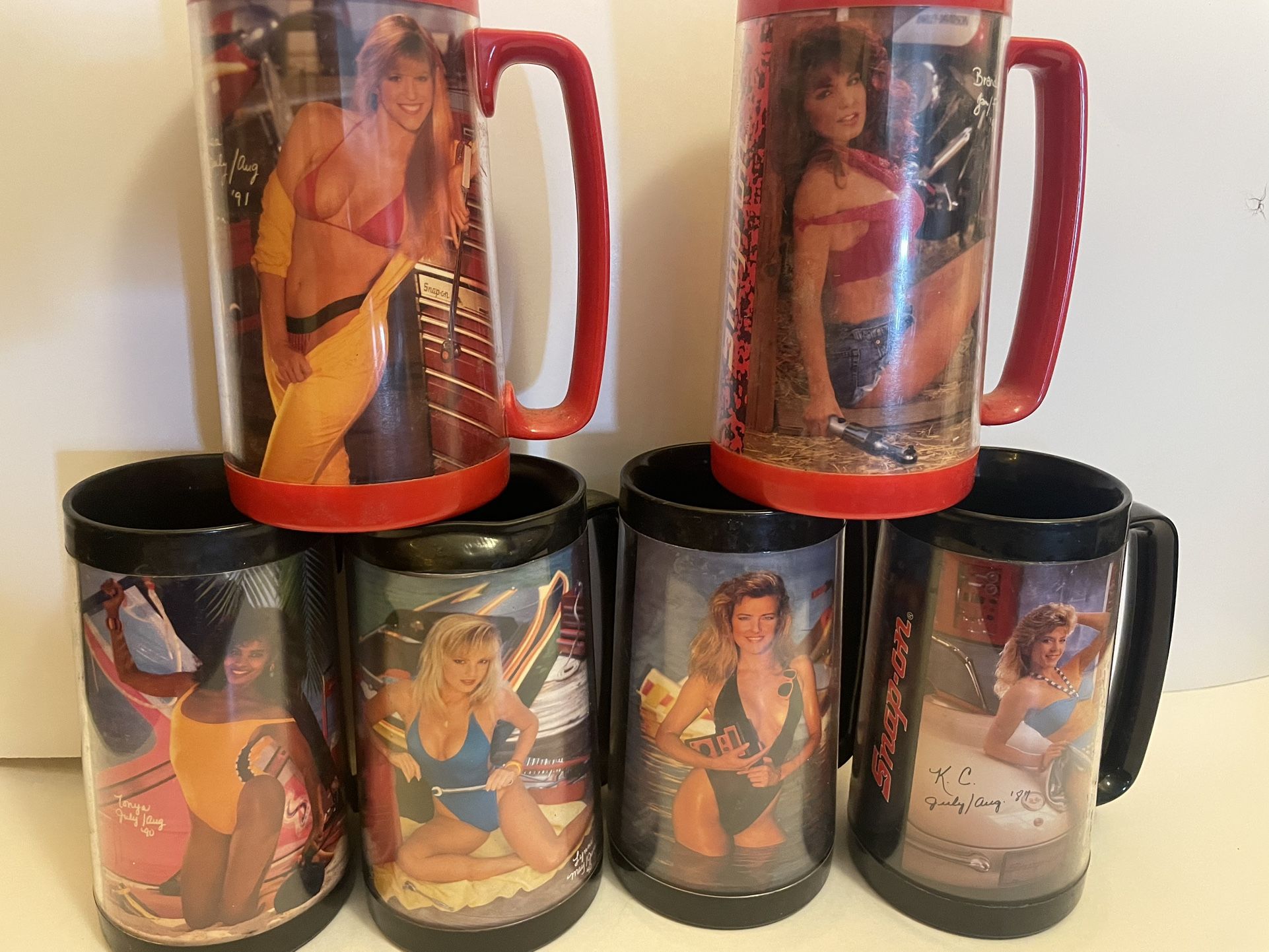 Snap-on Vintage Thermos Cups