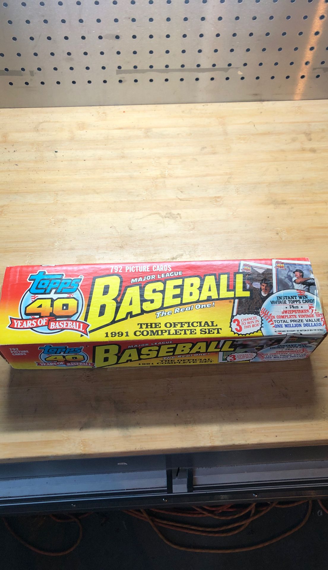 1991 Topps complete set.