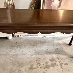 Long Heavy Wood Table 5ft Long Side To Side