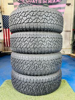 🇺🇸 4 USED TIRES LT275/65R20 GOODYEAR WRANGLER TRAILRUNNER AT 275 65 20 LOAD E 10PR