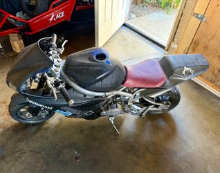 Mini gas pocket motorcycle