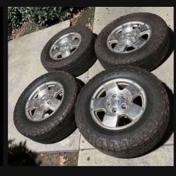 4 — 275/70r18 5x150 5x5.91 Stock Toyota Tundra Sequoia Wheels Rims Alloy Tires!!!!!!!