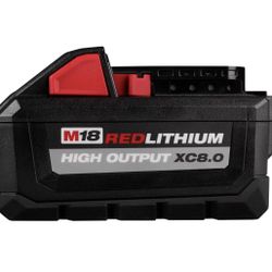 MILWAUKEE TOOL M18™ REDLITHIUM™ HIGH OUTPUT™ XC8.0 Battery