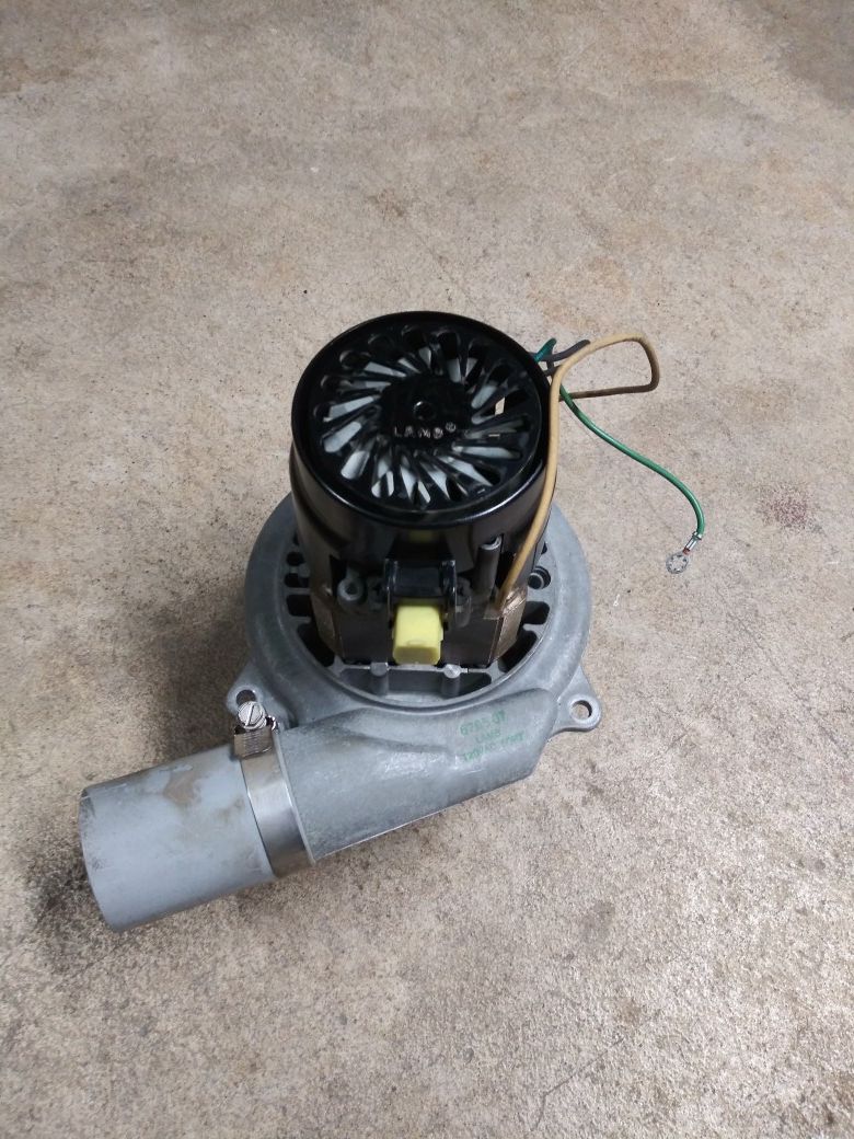 Central vacuum motor