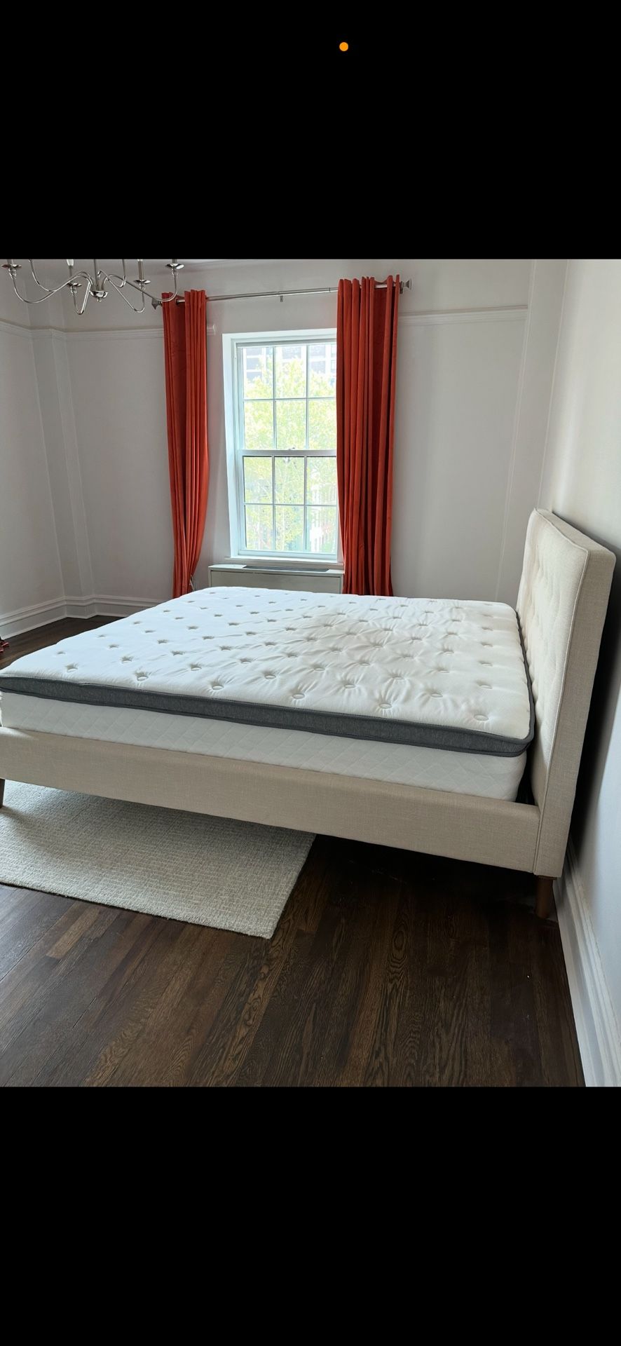 Brand new king mattress and Frame