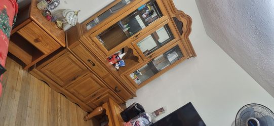 Wood furniture set