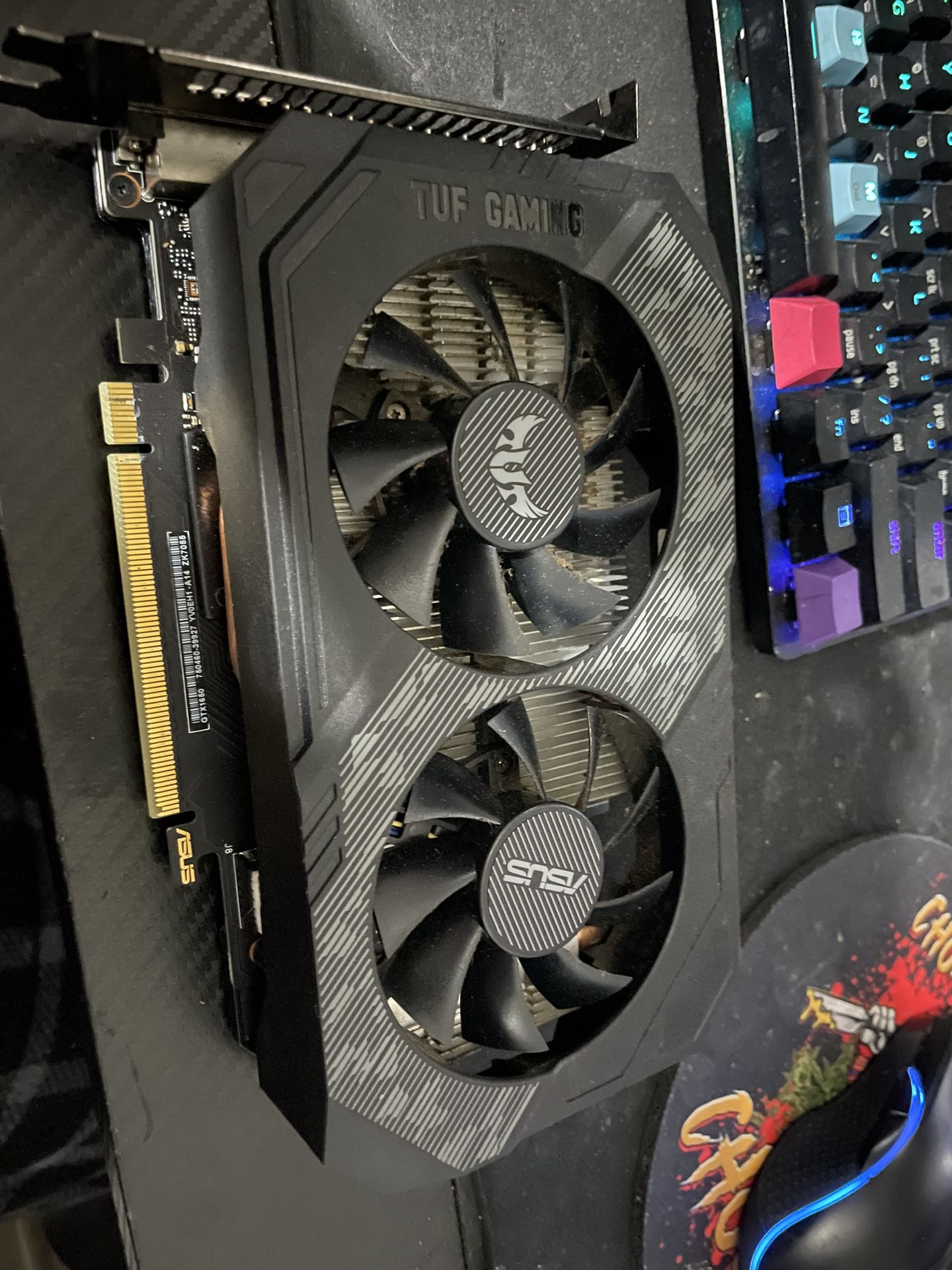 NVIDIA ASUS TUF GAMING GeForce GTX 1650 4GB OC Graphics Card (TUF-GTX1650-O4GD6-P-GAMING