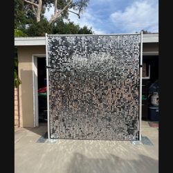 Silver Shimmer Wall