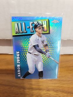 Aaron Judge Topps Chrome All-Etch Baseball Card