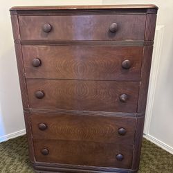 Vintage Wood Dresser – $50