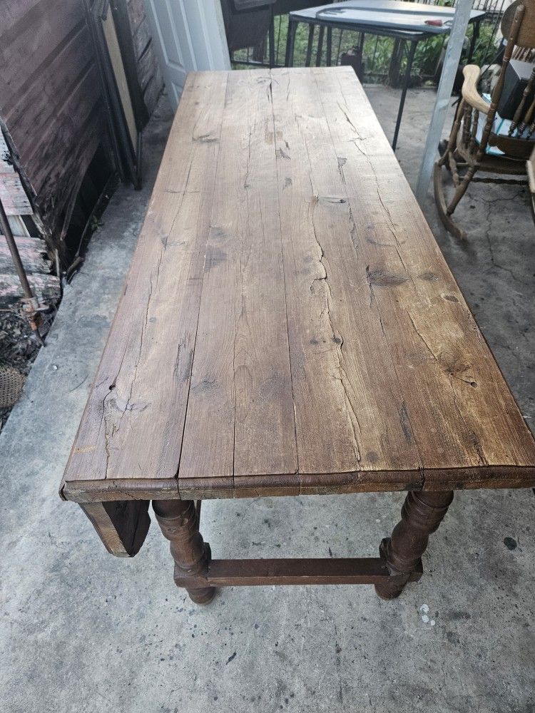 French Antique Wooden Table