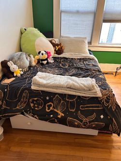 Free full size platform bed with drawer