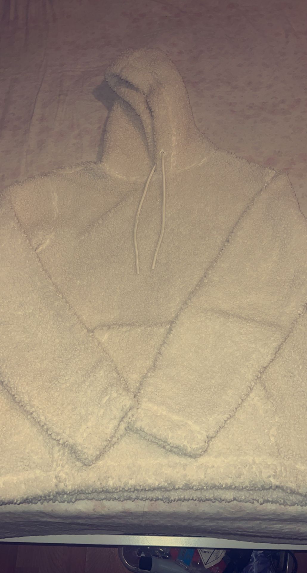 H&M Size M Mens Or Unisex Sherpa Pullover hoodie 
