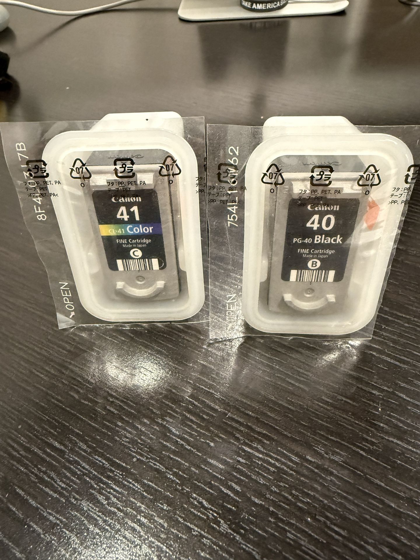 Canon Printer Ink Cartridges Black 40 / Color 41