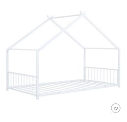 Twin house bed frame