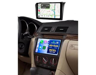 64GB For Mazda 3 2006-2012 Android 15 Apple CarPlay Car GPS Radio Player Stereo