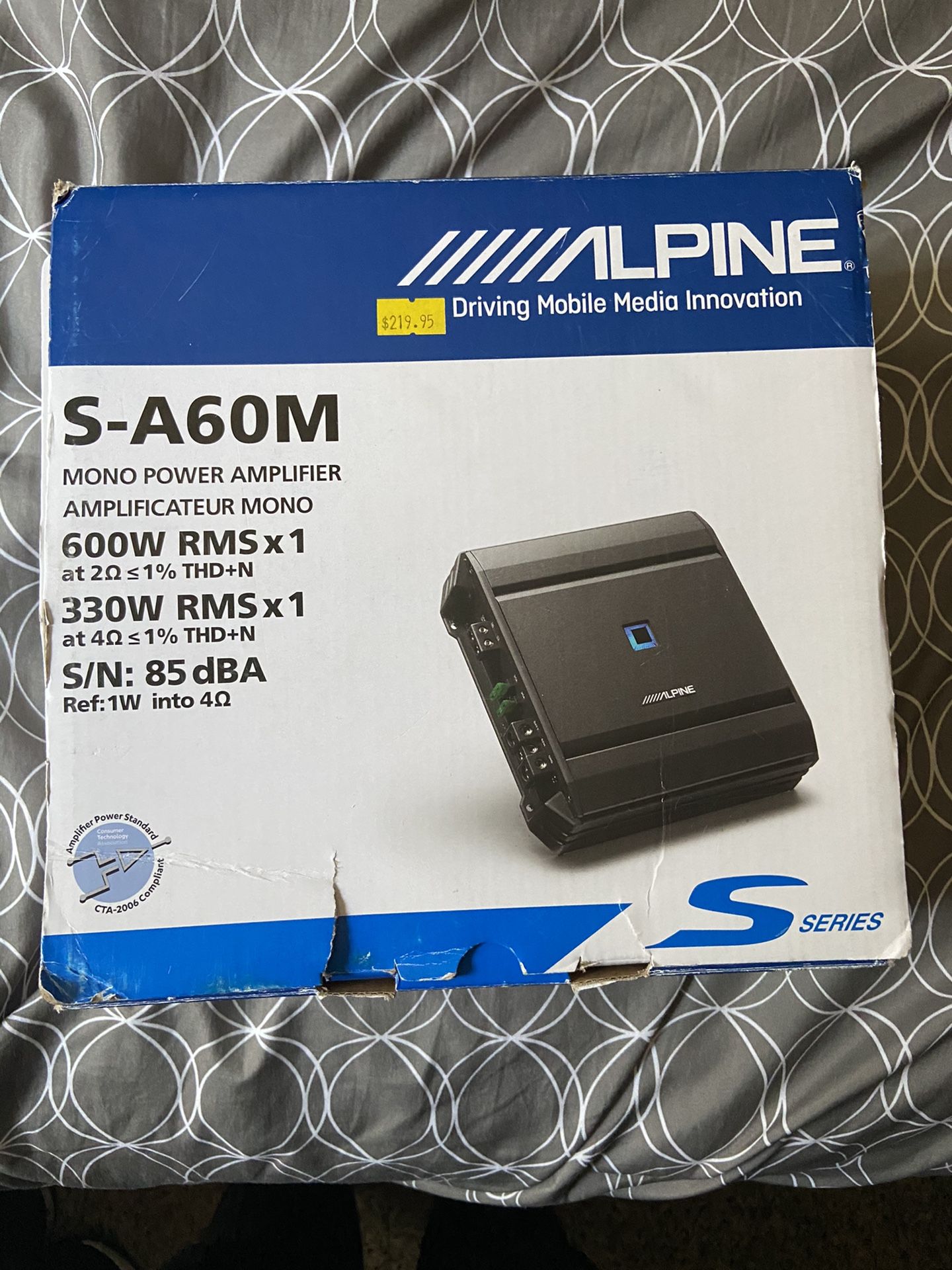 Alpine 2channel amplifier