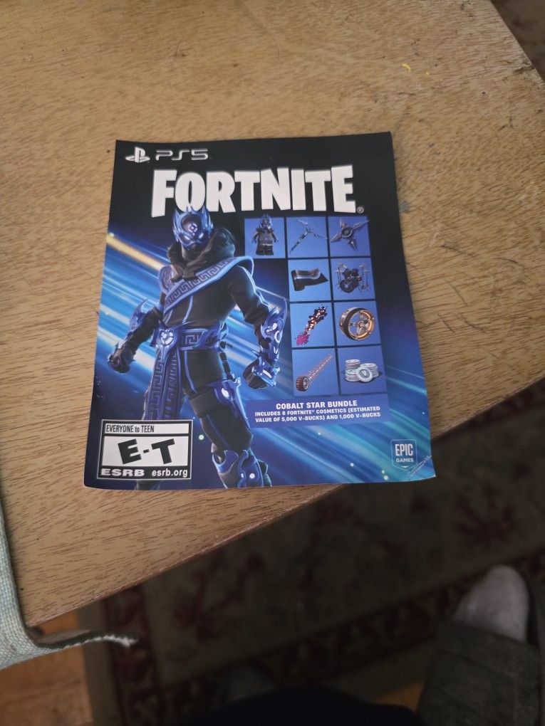 Fortnight Cobalt Star Bundle Code.