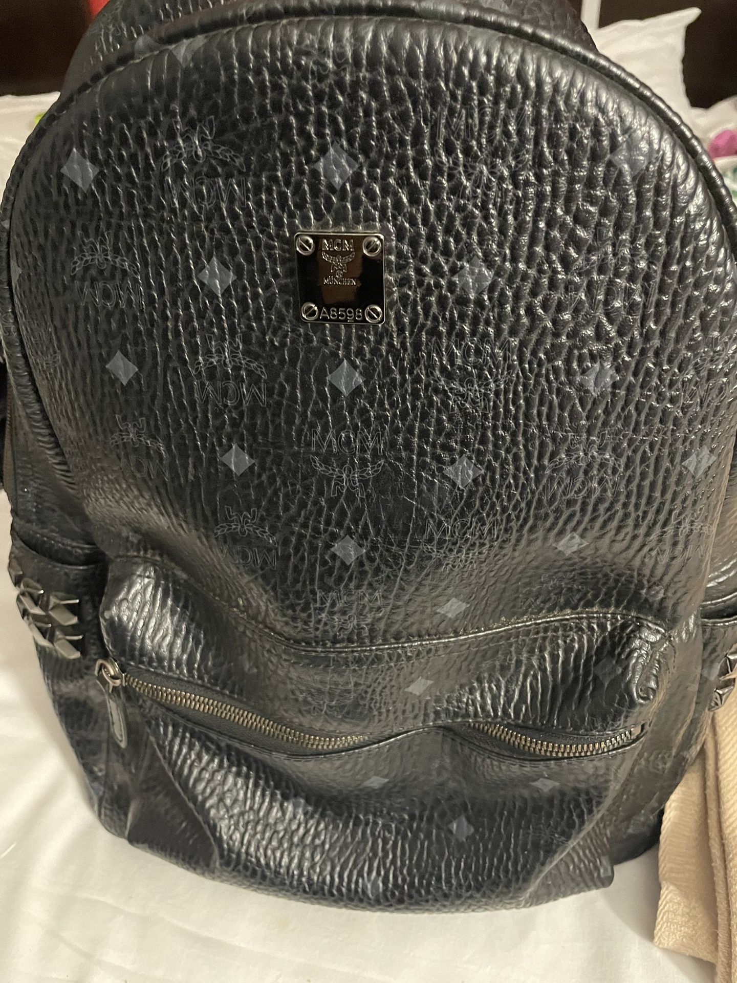 Black MCM Backpack