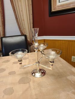 Glass Candle Holder centerpiece