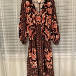 Flying Tomato Maxi Dress Floral Print Size M Like New