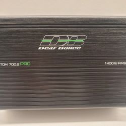 Deaf Bonce ATOM-700.2 PRO  1,400 Watt 2 Channel Amplifier 